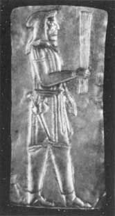 Азиатский скиф. Золотая пластина из Амударьинского клада. VII в. до н. э.